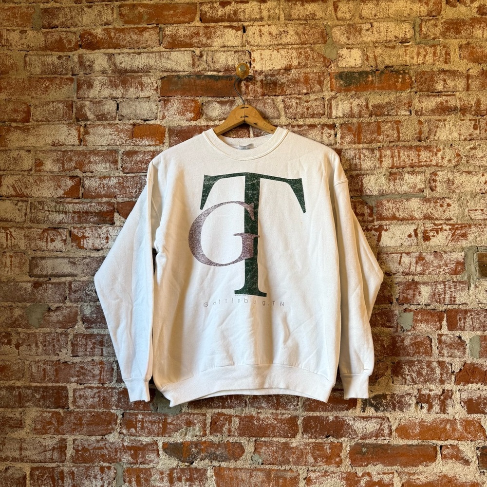 White Logo Men's Sweater